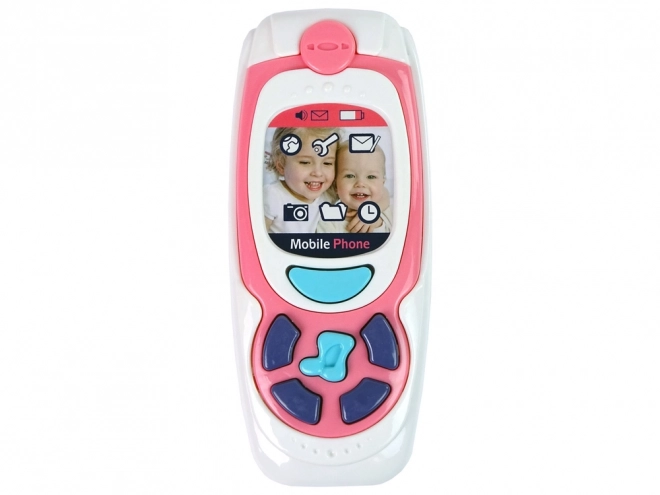 Dětský vzdělávací mobilní telefon Melody Pink