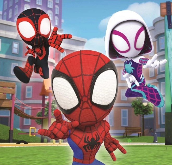 CLEMENTONI Puzzle Spidey a jeho úžasní přátelé 3x48 dílků
