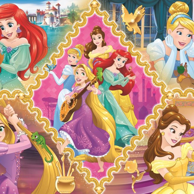 TREFL Puzzle Disney princezny a jejich dobrodružství 160 dílků