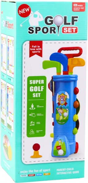 Dětský golfový set s vozíkem - 20 dílů