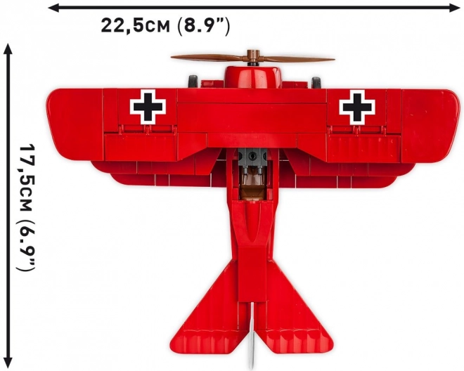 COBI 2986 Great War Fokker Dr. I Red Baron, 1:32, 174 k, 1 f