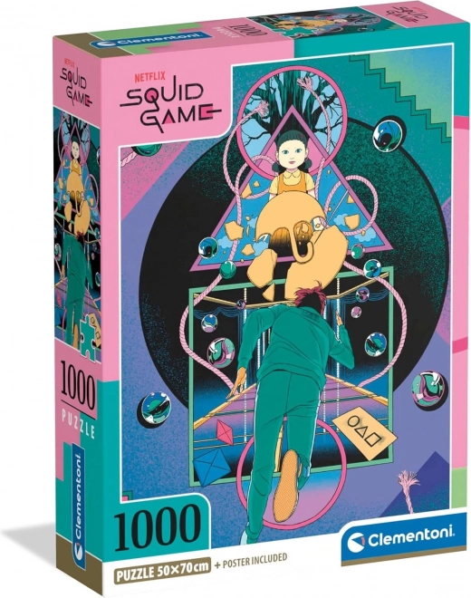 CLEMENTONI Puzzle Netflix: Squid game 2 (Hra na oliheň 2) 1000 dílků