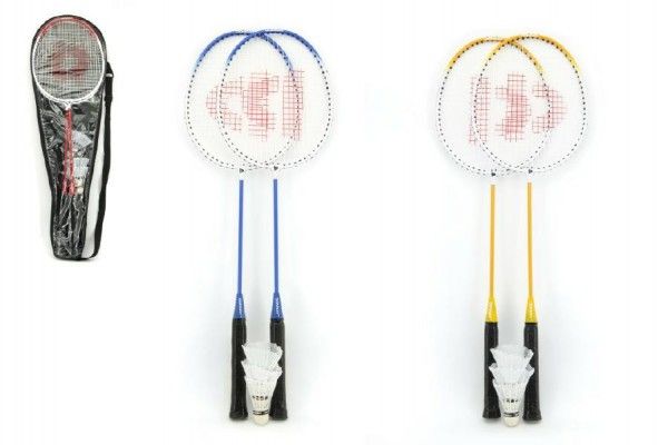 Badminton sada + 3 košíčky Donnay kov 66 cm v tašce