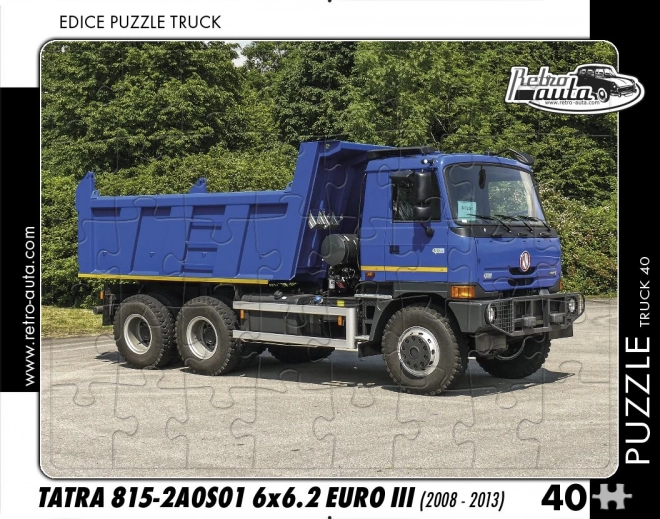 Retro auta puzzle Tatra 815