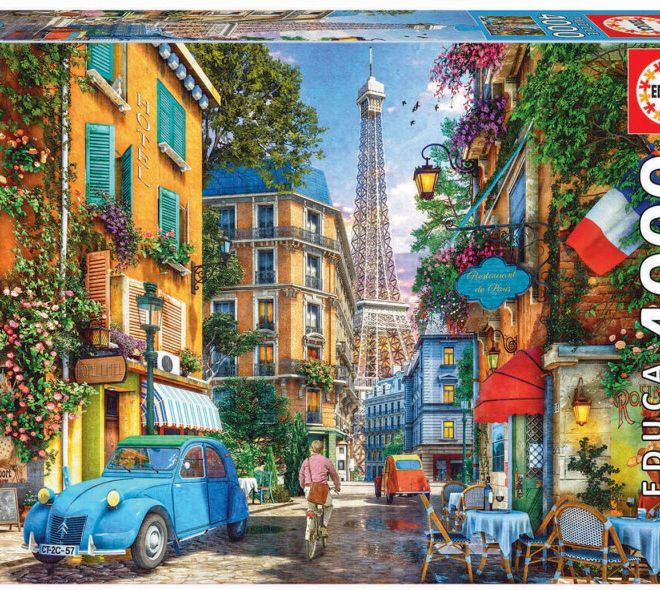 Puzzle 4000 prvků Ulice v Paříži