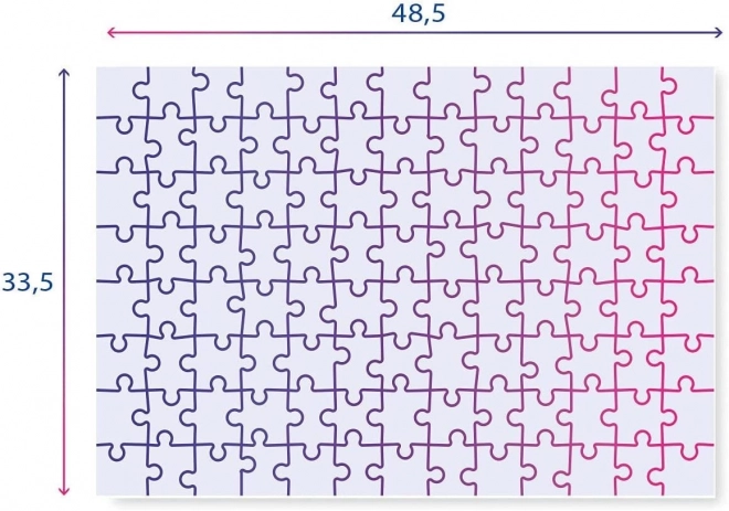 CLEMENTONI Svítící puzzle Ledové království 2, 104 dílků