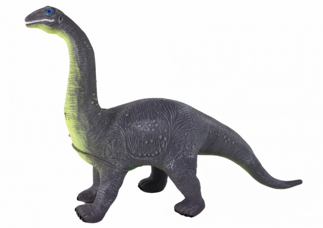 Velký dinosaurus Brachiosaurus Figurka Zvuk 33 cm šedá