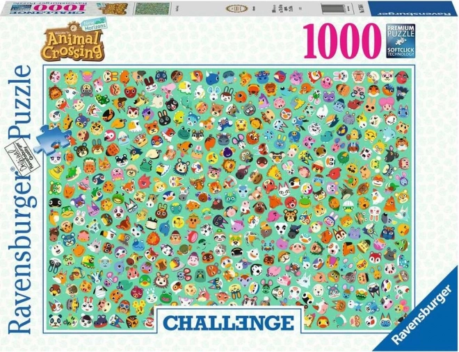 Puzzle Výzva: Animal Crossing 1000 dílků