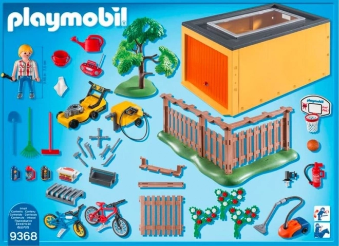 Sada figurek City Life 9368 Garáž s úložným prostorem pro jízdní kola