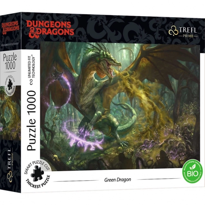 Puzzle 1000 prvků UFT Green Dragon Dungeons & Dragons