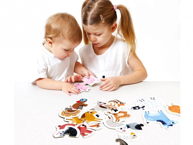 Puzzle CzuCzu – Zvířátka na venkově