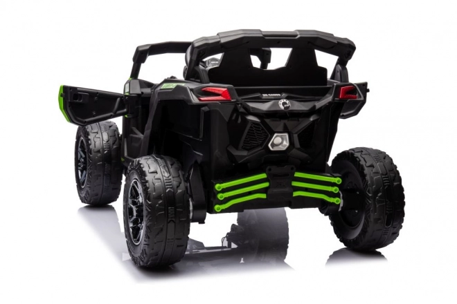 Auto na baterii Buggy Can-Am zelený lakovaný