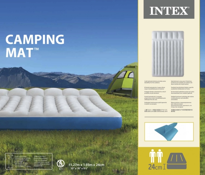 Nafukovací matrace Camping 1,27 m x 1,93 m x 24 cm