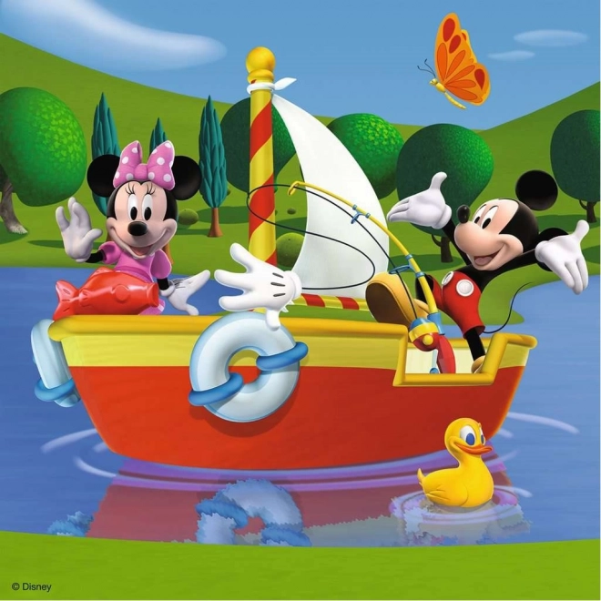 RAVENSBURGER Puzzle Mickeyho klubík 3x49 dílků