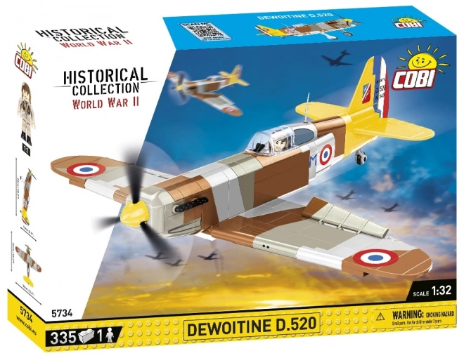 COBI 5734 II WW Dewoitine D.520, 1:32, 335 k, 1 f