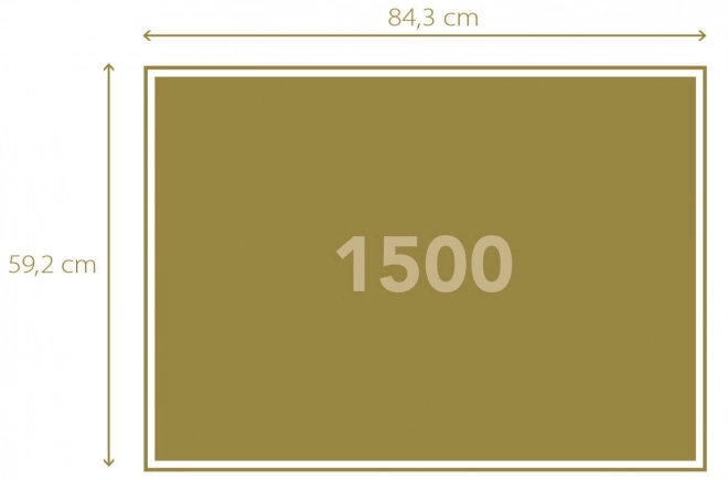 Puzzle 1500 dílků Compact Řím