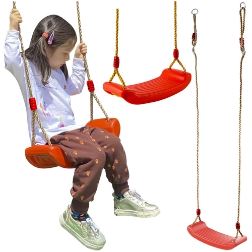 Plastová houpačka červená pro děti KRUZZEL