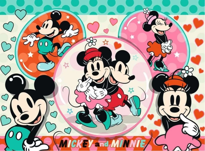 Puzzle RAVENSBURGER Mickey a Minnie: Vysněný pár