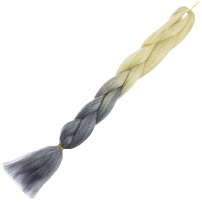 Syntetické ombré vlasy – Blond-šedé