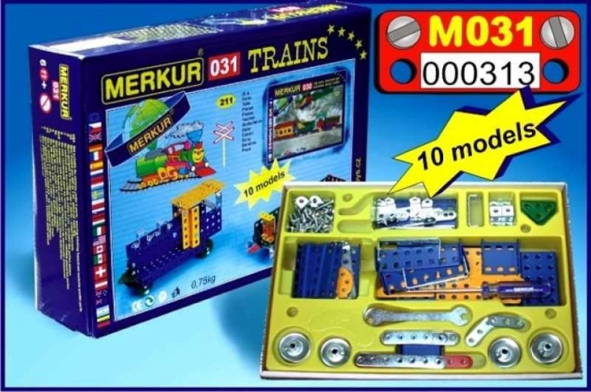 Merkur 031 Železniční modely - 211 dílů