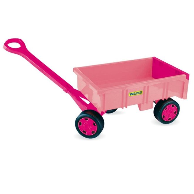 95 cm Obří růžový přívěsný vozík na volně ložené zboží