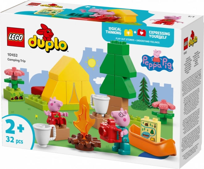 lego duplo táboření s prasátkem Peppou