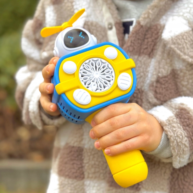 Stroj na bubliny Astronauta WOOPIE Žlutá