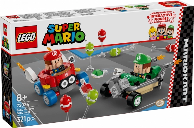 Kostky LEGO Super Mario Baby Mario vs Baby Luigi