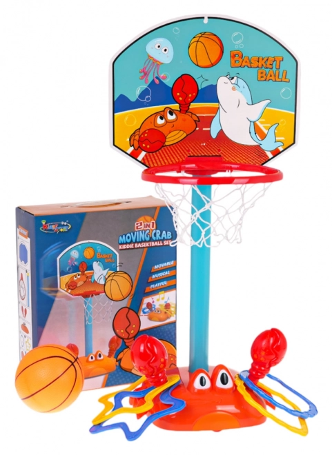 Basketbal arkádová hra prchající krab