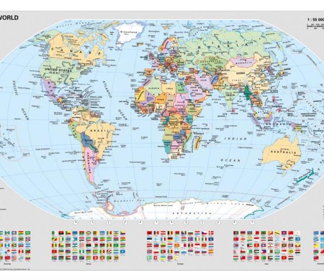 Politická mapa světa 1000 dílků