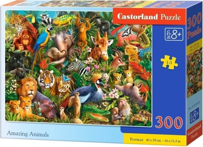 Puzzle Úžasná zvířata 300 dílků