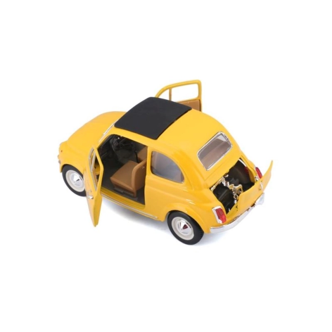 Bburago 1:24 Fiat 500 F 1965 žlutá 18-22098