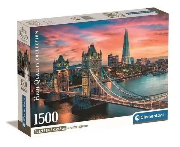 Puzzle 1500 dílků Compact London Twilight