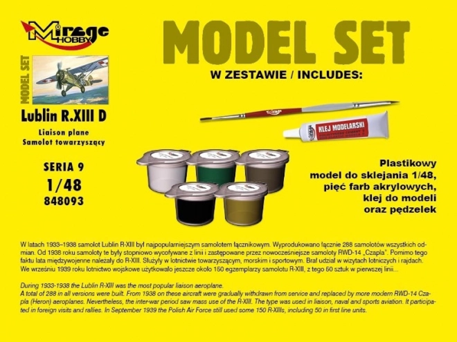 Modelová sada Lublin R.XIII D