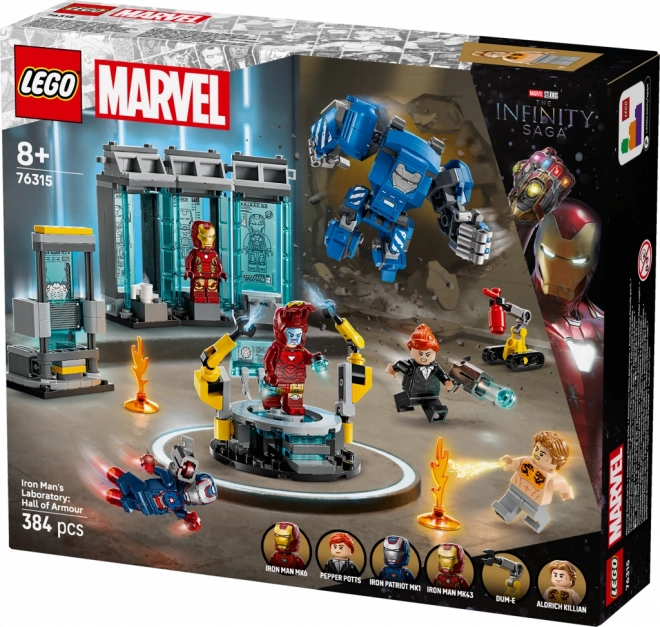 LEGO Marvel Iron Man a jeho laboratoř