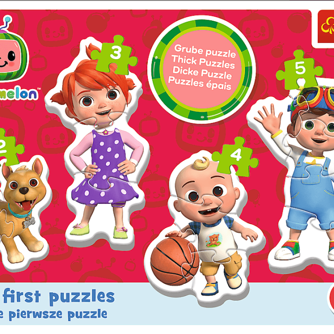 TREFL Baby puzzle Cocomelon 4v1 (2,3,4,5 dílků)
