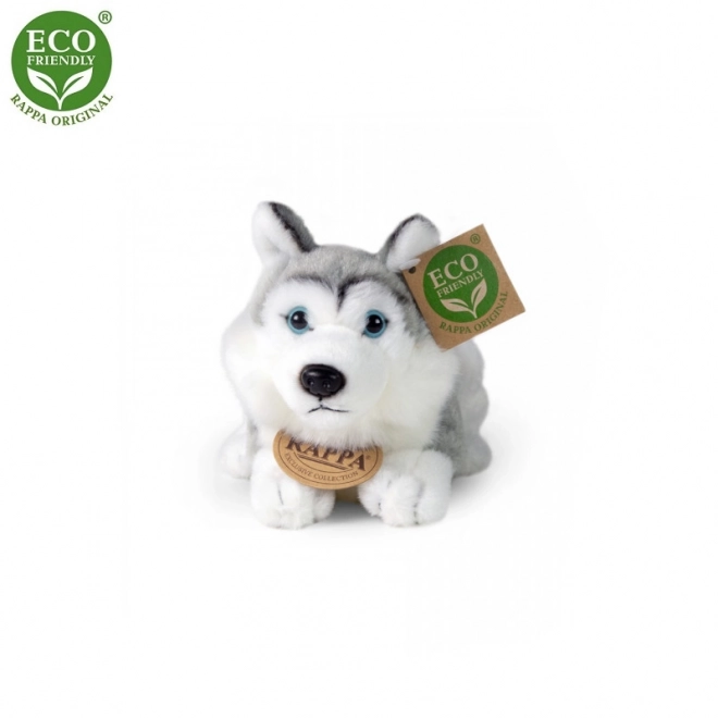Rappa Plyšový pes Husky 17 cm ECO-FRIENDLY
