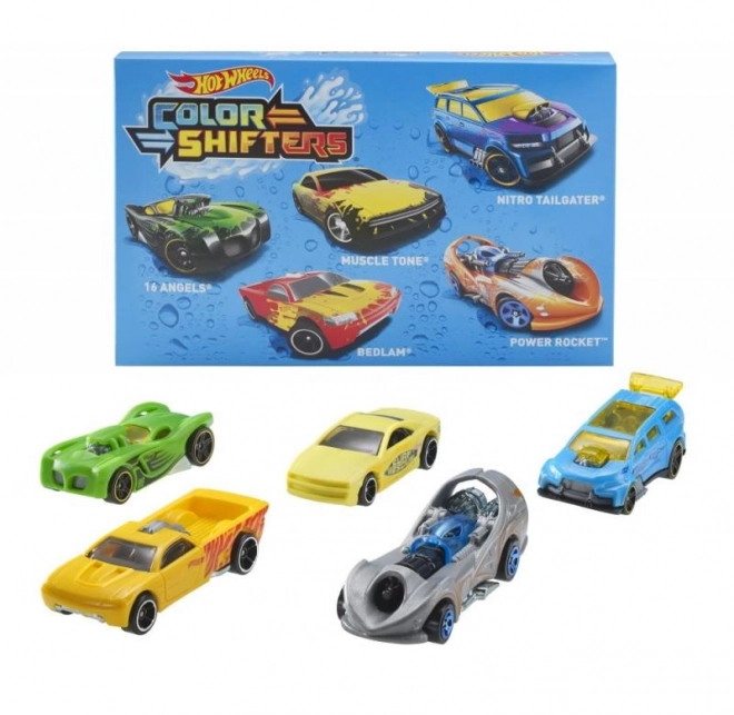 Hot Wheels měnící barvu 5-dílná sada autíček