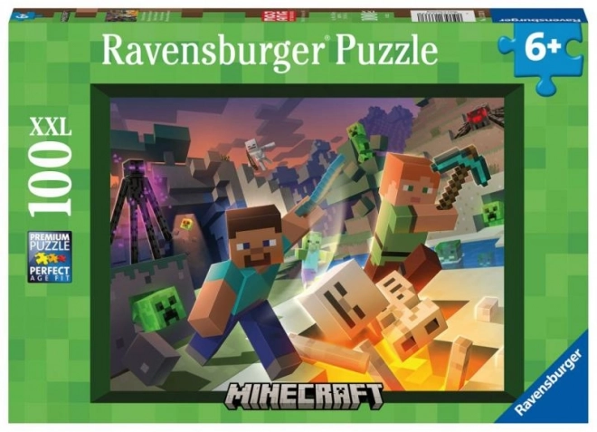 Ravensburger puzzle Minecraft: Monstra z Minecraftu 100 dílků