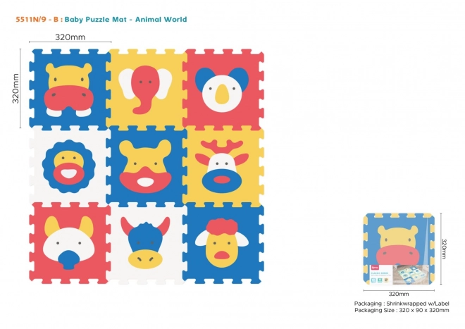 Puzzle Animal Mat