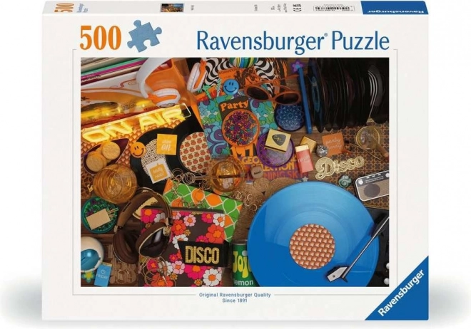 Vinylové desky puzzle Ravensburger 500 dílků