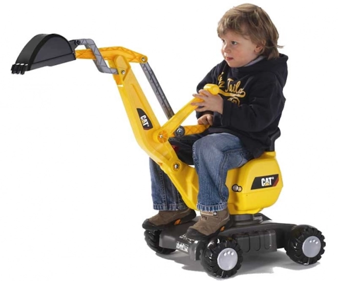 Rolly Toys rollyDigger CAT - žlutý otočný jezdící bagr