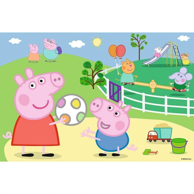 Puzzle - Prasátko Peppa 60 dílků