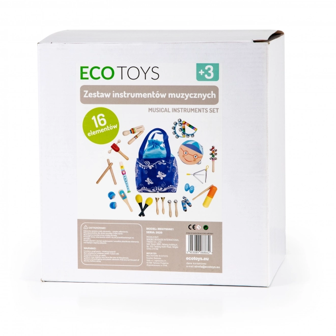 ECOTOYS Sada hudebních nástrojů 16ks