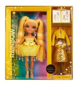 Rainbow High Fantastic Fashion Doll - ŽLUTÁ - Sunny Madison