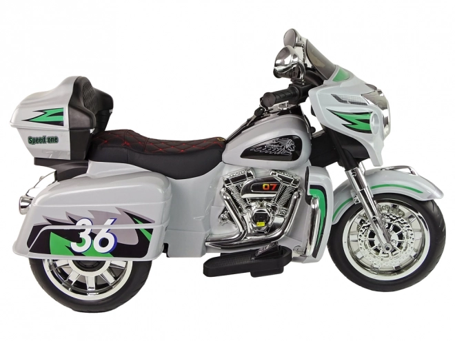 Nabíjecí tříkolová motorka Goldwing Grey