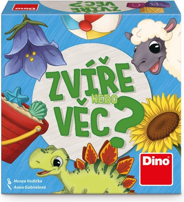 DINO Cestovní hra Zvíře nebo věc?