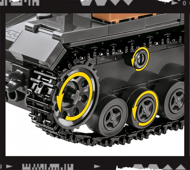 COBI 3045 COH Panzer IV Ausf G, 1:35, 610 k, 1 f