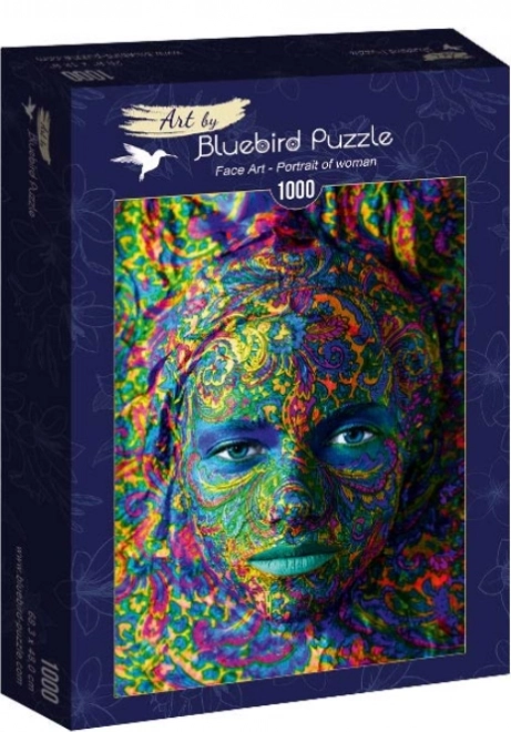 Puzzle portrét ženy 1000 dílků