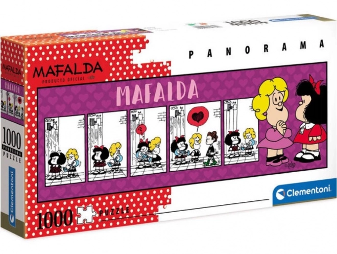 Panoramatické puzzle Mafalda